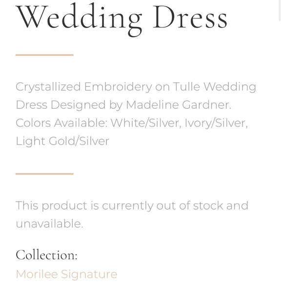 Crystallized Embroidery on Tulle Morilee Wedding Dress
STYLE #2874 - Picture 3 of 16